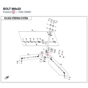 BOLT M8x22 product image