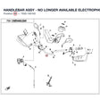 HANDLEBAR ASSY - NO LONGER AVAILABLE product image