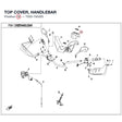 TOP COVER, HANDLEBAR product image