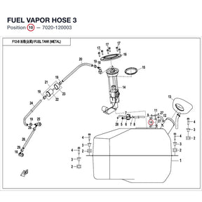 FUEL VAPOR HOSE 3 product image