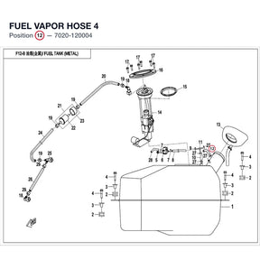 FUEL VAPOR HOSE 4 product image