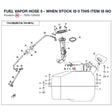 FUEL VAPOR HOSE 5 - WHEN STOCK IS 0 THIS ITEM IS NO LONGER AVAILABLE product image