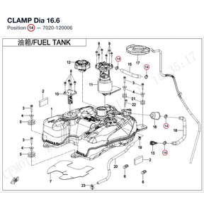 CLAMP Dia 16.6 product image