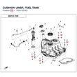 CUSHION LINER, FUEL TANK product image