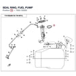 SEAL RING, FUEL PUMP product image