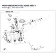 HIGH-PRESSURE FUEL HOSE ASSY 1 product image