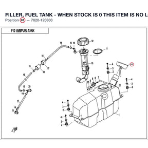 FILLER, FUEL TANK - WHEN STOCK IS 0 THIS ITEM IS NO LONGER AVAILABLE product image