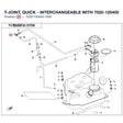 T-JOINT, QUICK - INTERCHANGEABLE WITH  7020-120400 product image