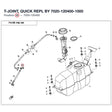 T-JOINT, QUICK REPL BY 7020-120400-1000 product image