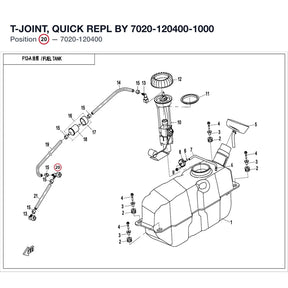 T-JOINT, QUICK REPL BY 7020-120400-1000 product image