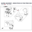 SLEEVE, BACKREST - WHEN STOCK IS 0 THIS ITEM IS NO LONGER AVAILABLE product image