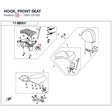 HOOK, FRONT SEAT product image