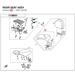 REAR SEAT ASSY product image