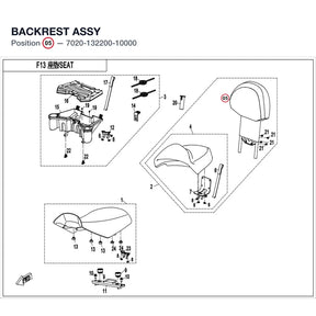 BACKREST ASSY product image