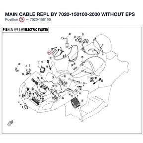 MAIN CABLE REPL BY 7020-150100-2000 product image