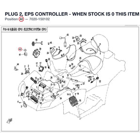 PLUG 2, EPS CONTROLLER - WHEN STOCK IS 0 THIS ITEM IS NO LONGER AVAILABLE product image