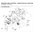NEGATIVE CABLE, BATTERY - WHEN STOCK IS 0 THIS ITEM IS NO LONGER AVAILABLE product image