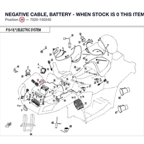 NEGATIVE CABLE, BATTERY - WHEN STOCK IS 0 THIS ITEM IS NO LONGER AVAILABLE product image