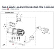 CABLE, WINCH - WHEN STOCK IS 0 THIS ITEM IS NO LONGER AVAILABLE product image
