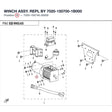 WINCH ASSY. REPL BY 7020-150700-1B000 product image