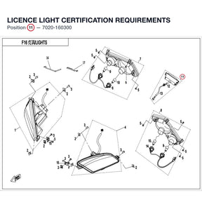 LICENCE LIGHT product image