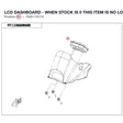 LCD DASHBOARD - WHEN STOCK IS 0 THIS ITEM IS NO LONGER AVAILABLE product image