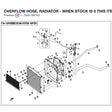 OVERFLOW HOSE, RADIATOR - WHEN STOCK IS 0 THIS ITEM IS NO LONGER AVAILABLE product image