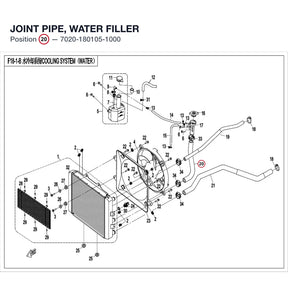 JOINT PIPE, WATER FILLER product image