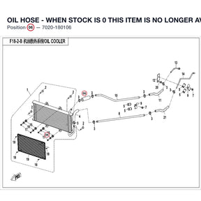 OIL HOSE - WHEN STOCK IS 0 THIS ITEM IS NO LONGER AVAILABLE product image