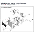 RADIATOR ASSY REPL BY 7020-181000-2000 product image