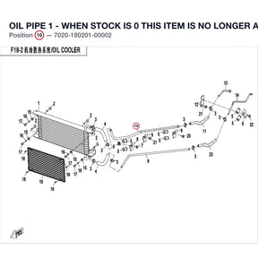 OIL PIPE 1 - WHEN STOCK IS 0 THIS ITEM IS NO LONGER AVAILABLE product image