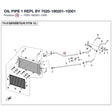 OIL PIPE 1 REPL BY 7020-180201-10001 product image
