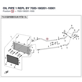 OIL PIPE 1 REPL BY 7020-180201-10001 product image
