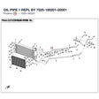 OIL PIPE 1 REPL BY 7020-180201-00001 product image