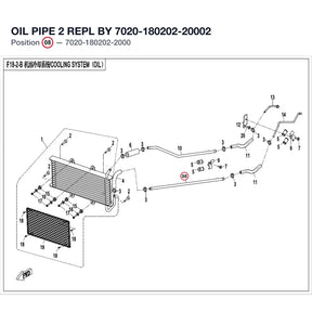 OIL PIPE 2 REPL BY 7020-180202-20002 product image