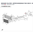 BRACKET, OIL PIPE - INTERCHANGEABLE 7020-180210 - WHEN STOCK IS 0 -NO LONGER AVAILABLE product image