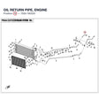 OIL RETURN PIPE, ENGINE product image