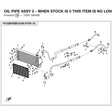 OIL PIPE ASSY 2 - WHEN STOCK IS 0 THIS ITEM IS NO LONGER AVAILABLE product image
