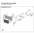OIL RETURN PIPE, ENGINE product image