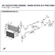 OIL OUTLET PIPE, ENGINE - WHEN STOCK IS 0 THIS ITEM IS NO LONGER AVAILABLE product image