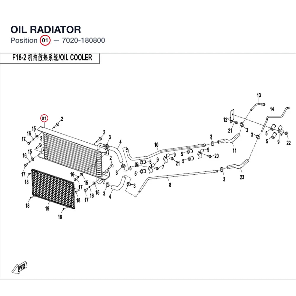 OIL RADIATOR product image