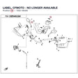 LABEL, CFMOTO - NO LONGER AVAILABLE product image