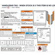 HANDLEBAR TAG - WHEN STOCK IS 0 THIS ITEM IS NO LONGER AVAILABLE product image