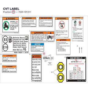 CVT LABEL product image
