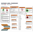 WARNING LABEL, PASSENGER product image