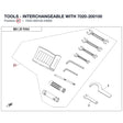 TOOLS - INTERCHANGEABLE WITH  7020-200100 product image