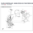 PLATE, CONTROLLER - WHEN STOCK IS 0 THIS ITEM IS NO LONGER AVAILABLE product image