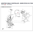 ADAPTOR CABLE, CONTROLLER - WHEN STOCK IS 0 THIS ITEM IS NO LONGER AVAILABLE product image