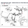 REAR BRACKET ASSY - WHEN STOCK IS 0 THIS ITEM IS NO LONGER AVAILABLE product image