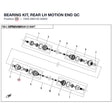 BEARING KIT, REAR LH MOTION END product image